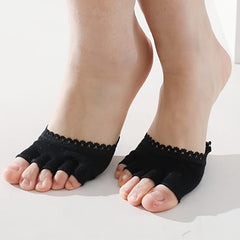 Lace Toe Socks Forefoot Pads Wear-resistant Toes Pads Fit Night And Home Use