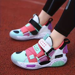 Boys Casual Mixed Low Top Sneakers Breathable Anti Slip Shoes
