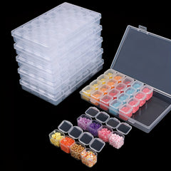 28 Grid Diamond Painting Rhinestone Storage Box Embroidery DIY Art Crafts