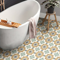 Moroccan Style Waterproof Kitchen Wall Stickers - 9 Sheets
