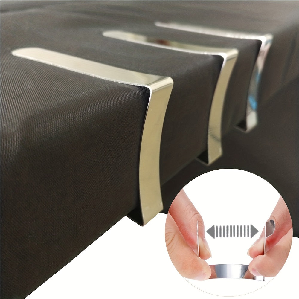 Stainless Steel Tablecloth Clips Windproof Fixing Tool - 30pcs
