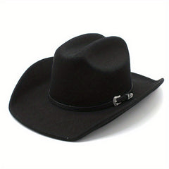 Classic Cowboy Hat Unisex Jazz Fedora Western Felt Hats