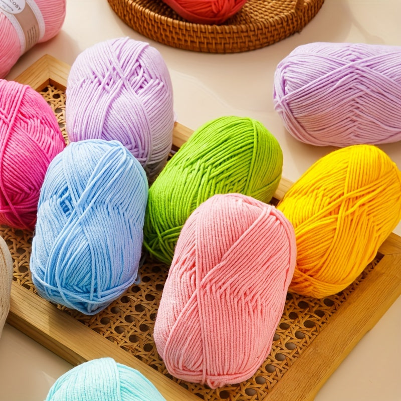 Soft Acrylic Yarn for Knitting & Crocheting, 140 Yards