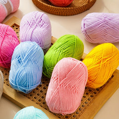 Soft Acrylic Yarn for Knitting & Crocheting, 140 Yards