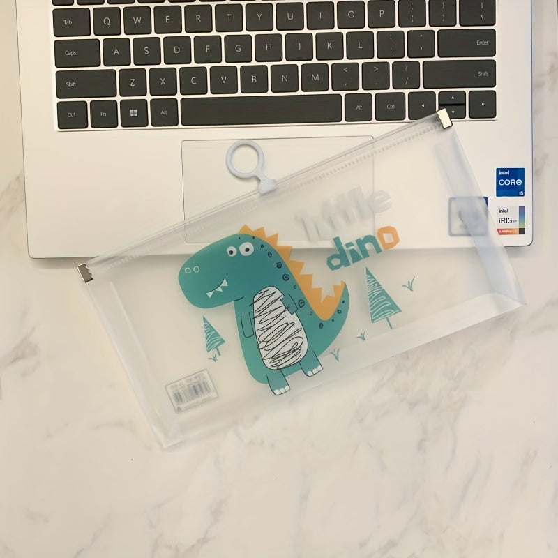 Colorful Dinosaur PP Plastic Ring Binding Bag