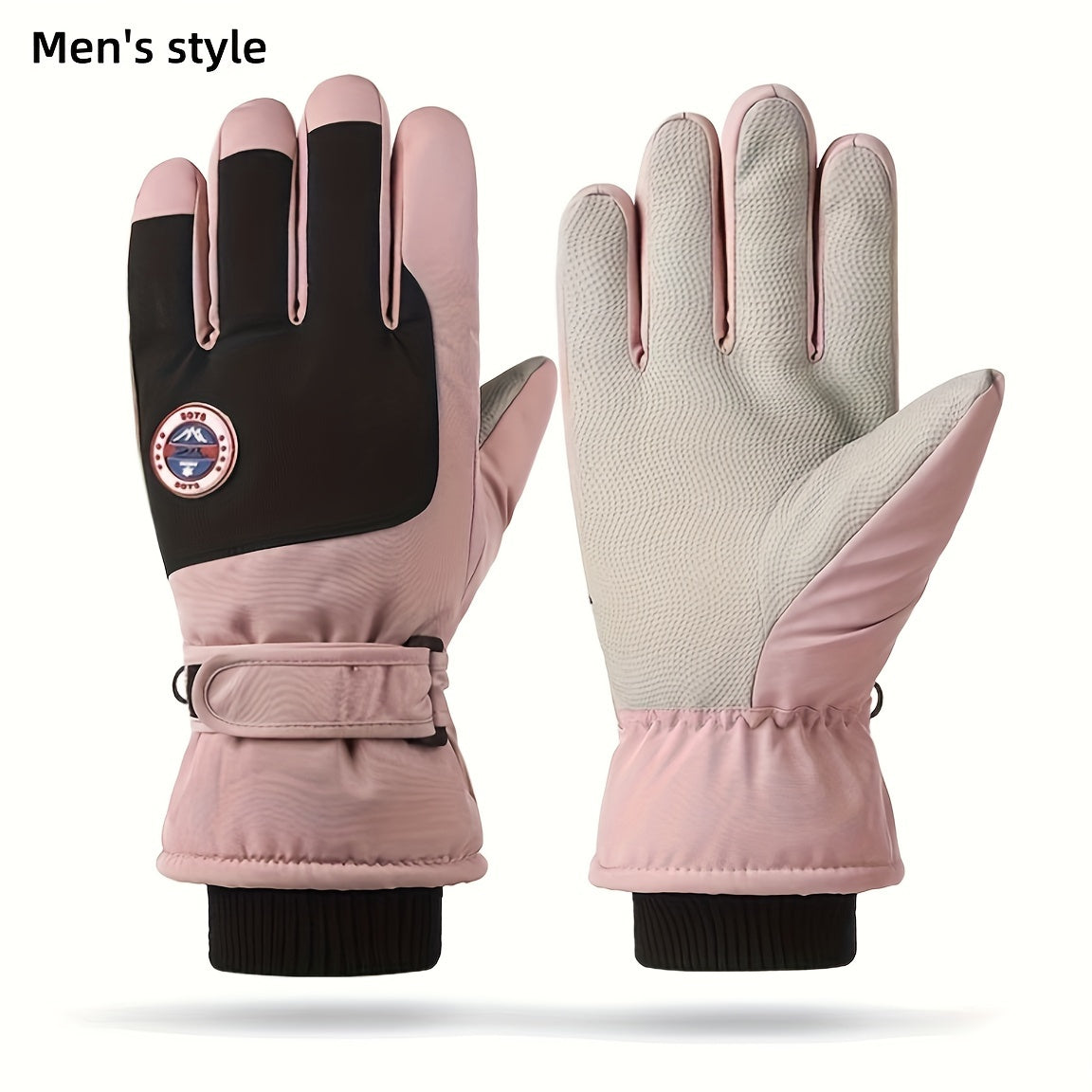 Winter Gloves Touch Screen Anti Slip Waterproof Windproof Warm Gloves