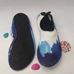 Tie Dye Quick Dry Beach Shoes Non Slip Soft Sole Water Park Wading