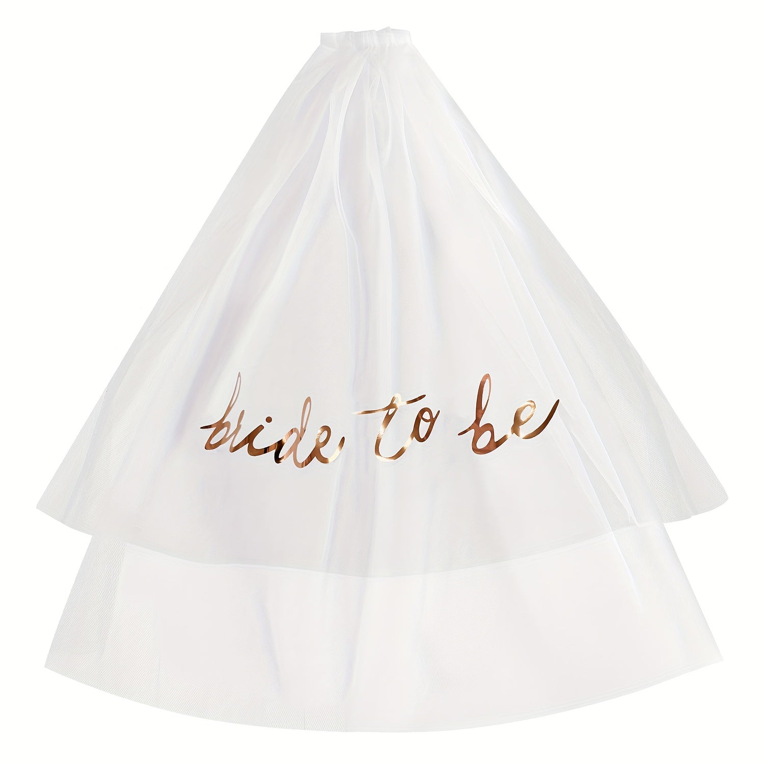 Double Layer Floral Bridal Veil Headband European & American Style