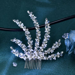 Middle Eastern Inspired Bridal Side Comb Hair Accessory