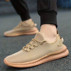 Men's Lace-up Lightweight Sneakers Breathable Outdoor Casual Shoes