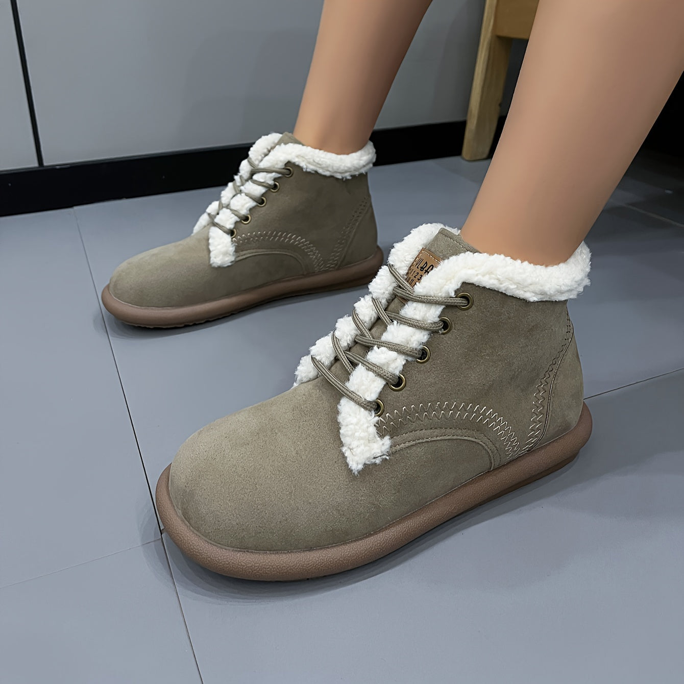 Women's Retro Winter Snow Boots Thermal Lined Comfort Outdoor Flat Ankle Boots