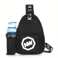 Kids Chest Bag Water Bottle Storage Boys Girls Sling Bag Card Money Holder