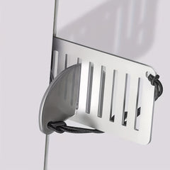 Portable Stainless Steel Door Stopper Punch Security Door Locker