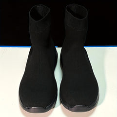 Men's High Top Slip On Sock Sneakers Lightweight Breathable Walking Shoes