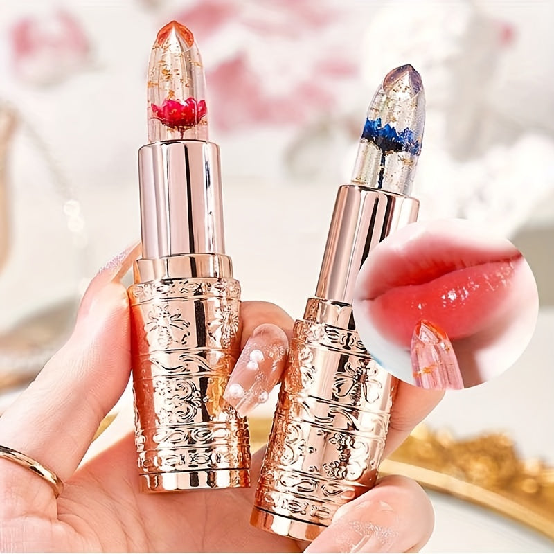 Magic Jelly Flower Lipstick Temperature Changing Lip Gloss