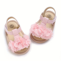 Breathable Open Toe Sandals Baby Girls Lightweight Anti Slip Indoor Outdoor