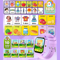 Kids Smartwatch with 26 Educational Games Music Photos Videos Girls Ages 3-8