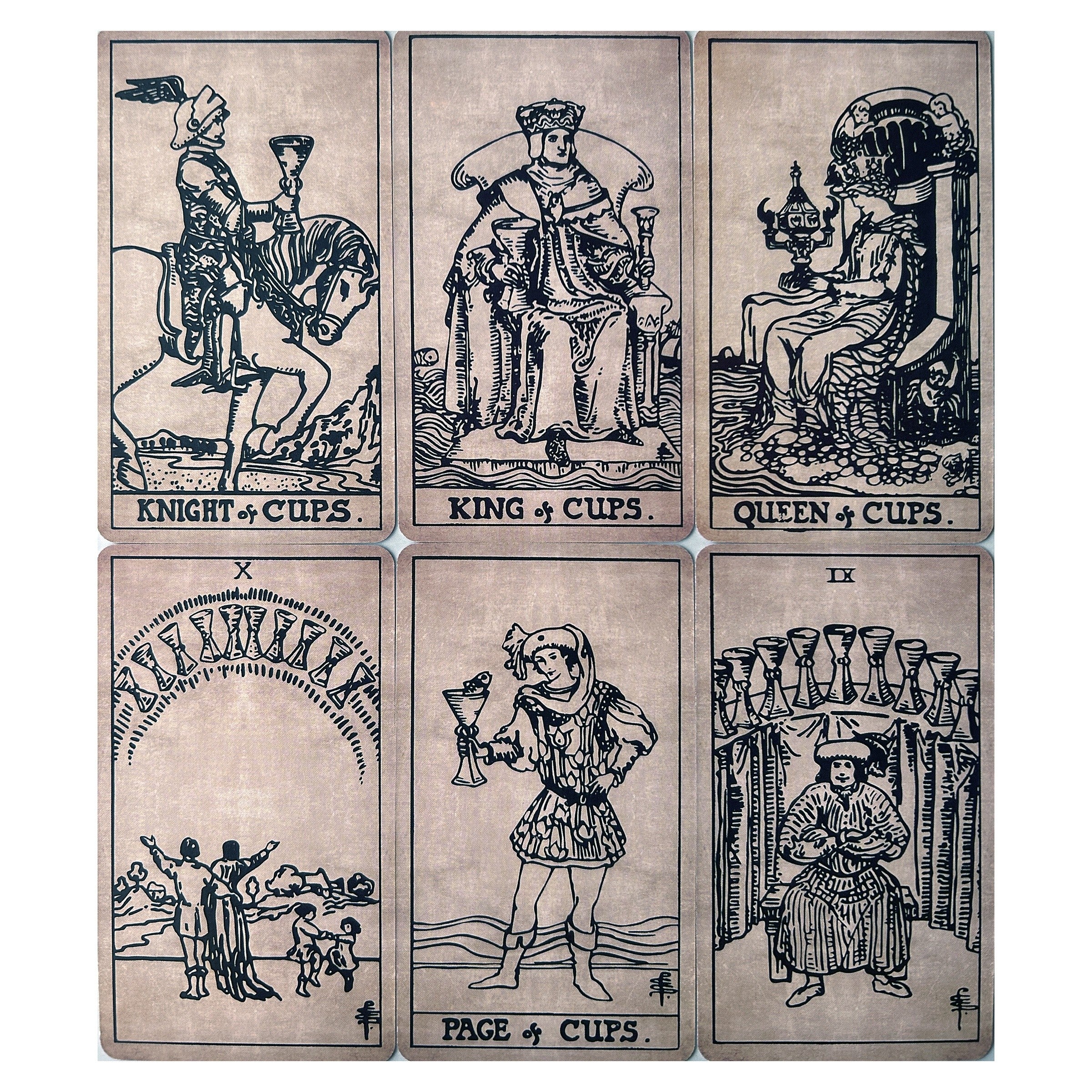 Outdoor Entertainment Tarot Deck & Retro Board Game Set
