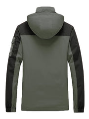 Men's Winter Windproof Lightweight Jacket With Hood