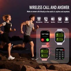 HD Touchscreen Smartwatch, Calling, Alerts, Music Playback
