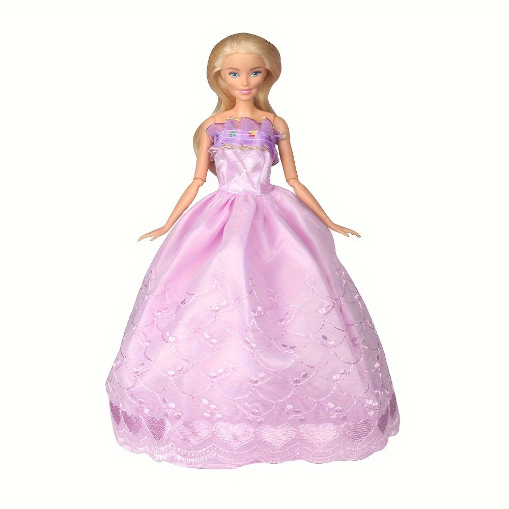 5 Pcs Doll Clothes Wedding Gowns Party Dresses For 29 21 Cm Girl Doll