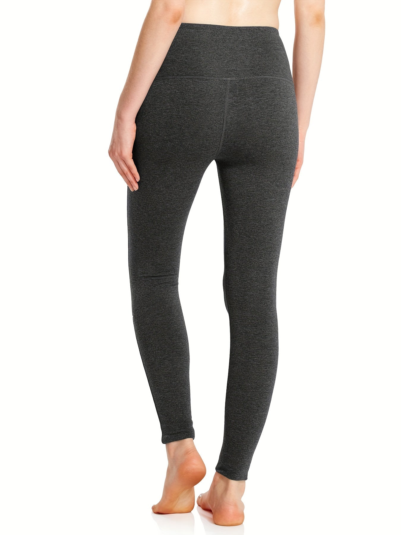 Women's High Waist Yoga Leggings Slim Fit Breathable Workout Tights