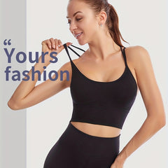 Criss Cross Back Medium Stretch Bra