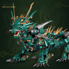 2951pcs Dragon Building Block Home Decoration