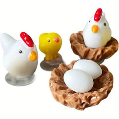 3D Chicken Hole Shoe Charms DIY Shoe Decoration 4Pcs Set 7Pcs Set