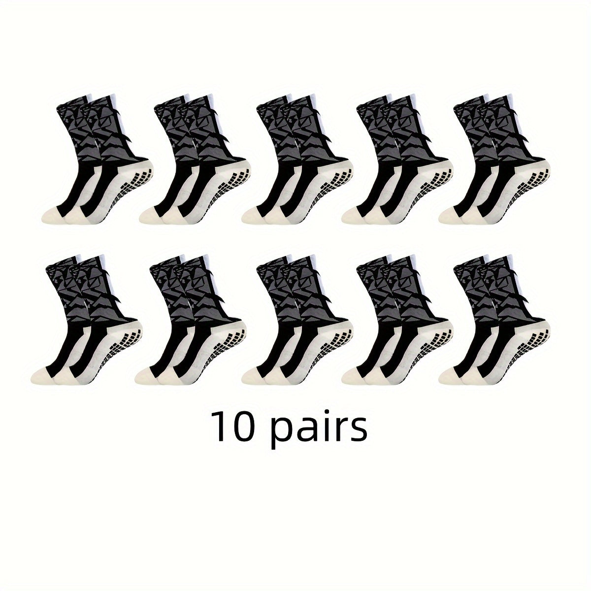 Men's Mid Crew Sport Socks: Sweat Absorbing, Comfy, Breathable