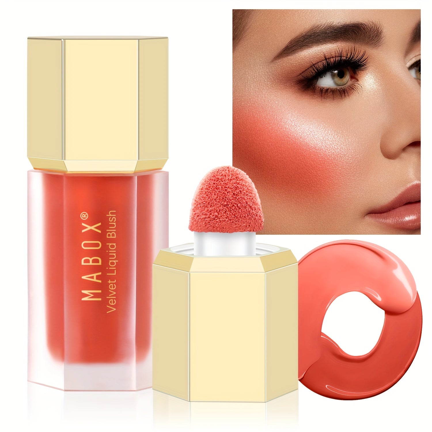 Natural Moisturizing Soft Makeup Liquid Blush 6ml 0 21fl oz