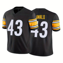 Youth American Football Jersey V-Neck Short Sleeve Uniform