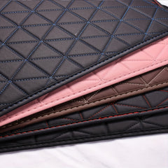 4pcs Waterproof Car Floor Mats PU Leather Front & Rear Car Carpet Accessories