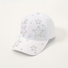Diamond Five-pointed Star Baseball Cap Spring Sun Visor