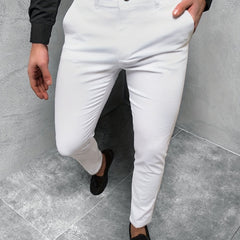 Men's Vintage Style Slim Fit Dress Pants