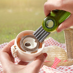 3-in-1 Rotatable Stove Brush Groove Cleaning Tool for Stove
