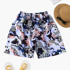 Boys Tie Dyed Swimming Trunks Beach Shorts