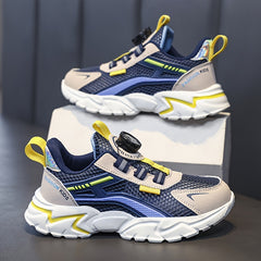 Boys Casual Mesh Sneakers Lightweight Breathable Anti Slip Outdoor Shoes