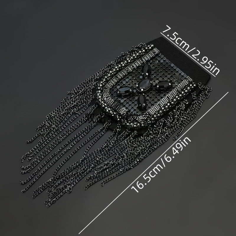 European/American Fringed Epaulets Shoulder Accessory