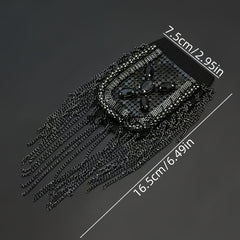 European/American Fringed Epaulets Shoulder Accessory