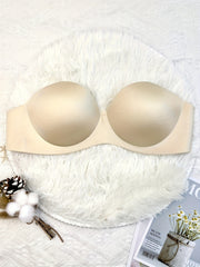 Soft Strapless Bandeau Bra Push Up Everyday Women's Lingerie
