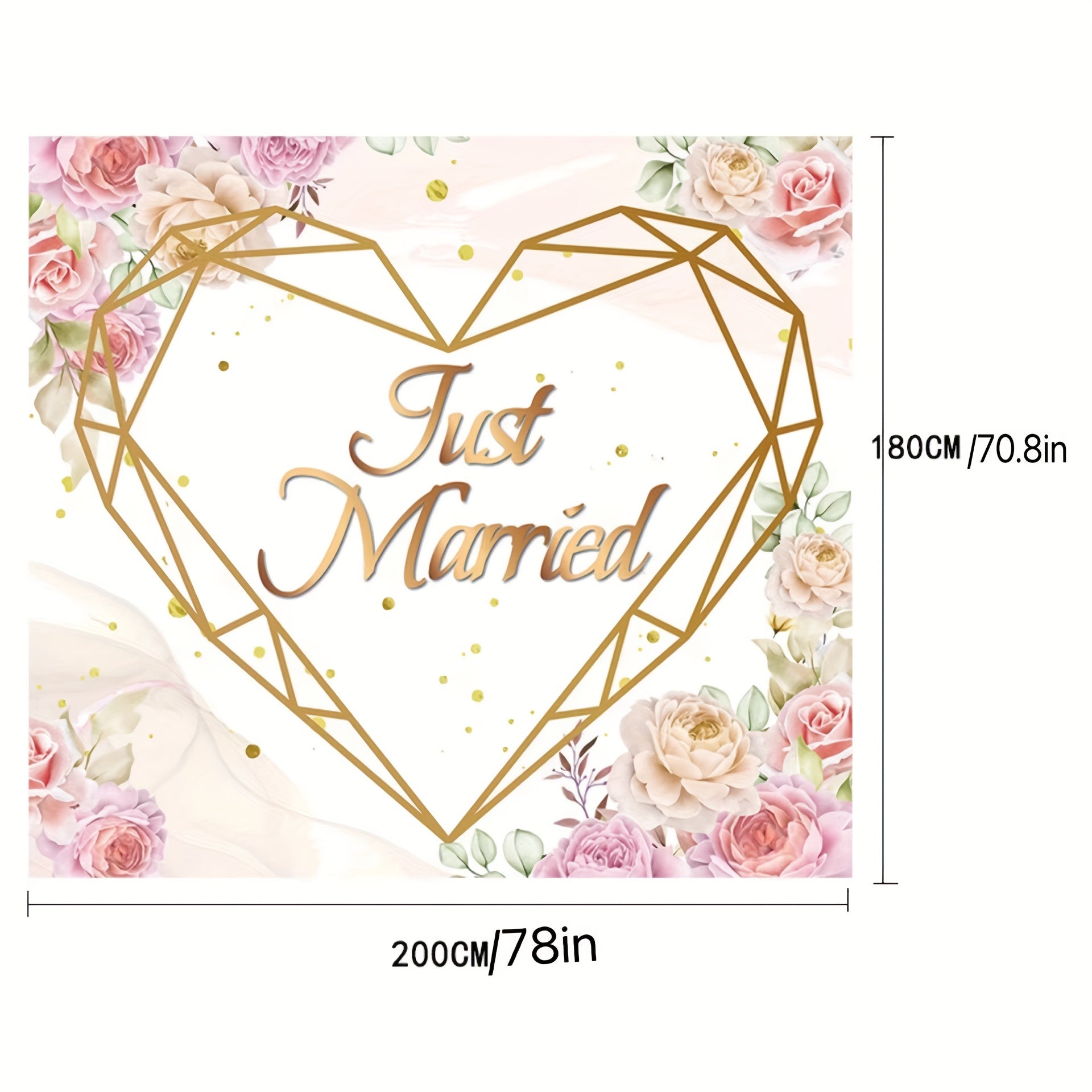 Wedding Backdrop Engagement Party Banner Photo Background