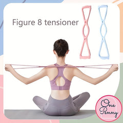 Elastic Yoga Tensioner Fitness Stretching Rope for Shoulder and Body Training