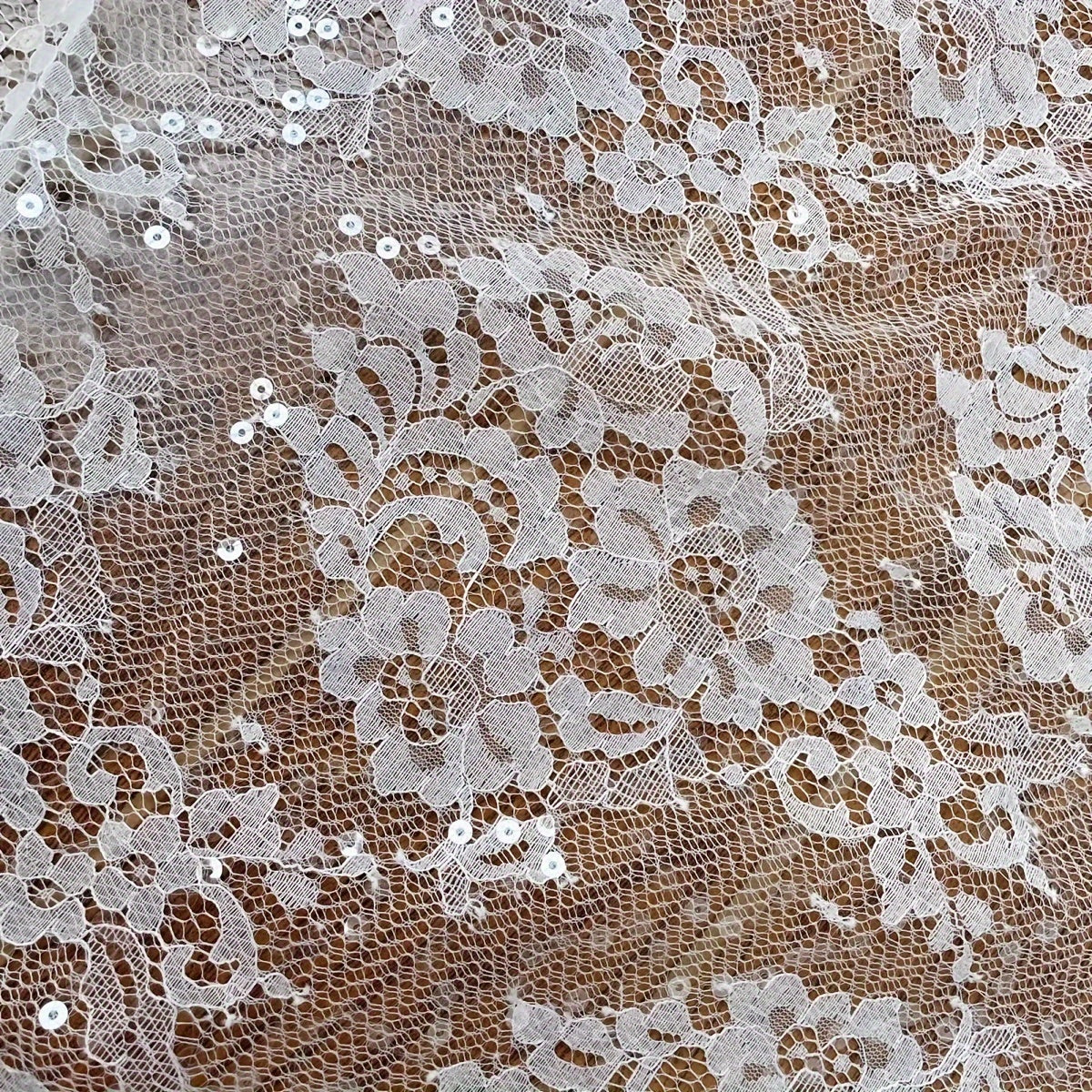 Sequins DIY Clothing Accessories Bead Pieces Lace Fabrics DIY Skirt Wedding