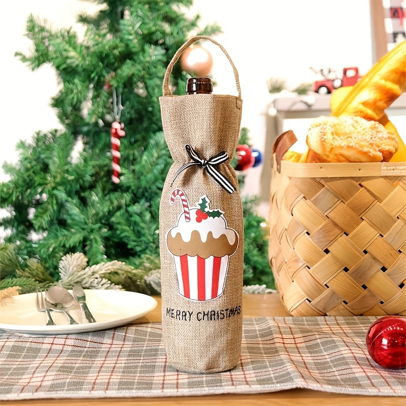 Christmas Wine Bottle Holder Portable Champagne Red Wine Bag