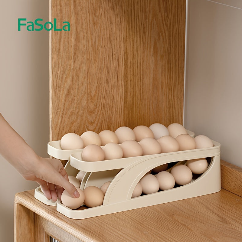 Fasola Egg Storage Box - Refrigerator Side Door Egg Shelf