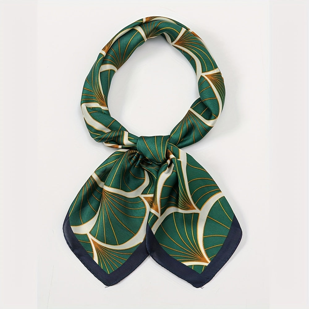 Fish Scale Headscarf Polyester All match Small Scarf