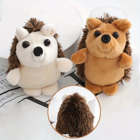 2pcs Hedgehog Plush Toy Backpack Decor Couple Colored Halloween Birthday Gift