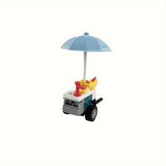 Street Food Scene Miniature Model for Diorama Display