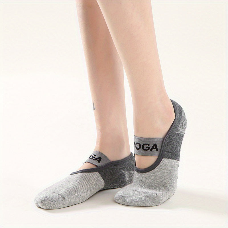 Women's Anti-slip Yoga Socks, Breathable Casual Sports Socks